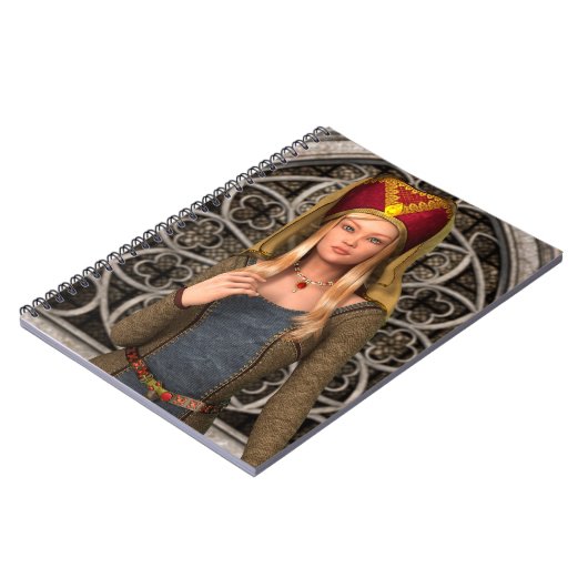 Medieval Lady Notitieboek (Linkerzijde)