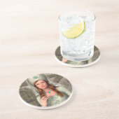 Medieval Lady Zandsteen Onderzetter (Zijkant)