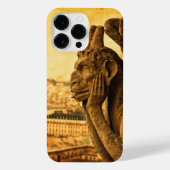 Medieval Le Stryge Gargoyle in Notre Dame, Parijs iPhone Hoesje (Achterkant)