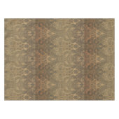 Medieval-leeuwenkoppen en -pomegranaatpatroon tafelkleed (Voorkant (Horizontaal))