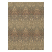 Medieval-leeuwenkoppen en -pomegranaatpatroon tafelkleed (Voorkant)