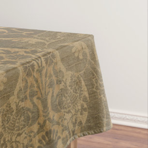 Medieval-leeuwenkoppen en -pomegranaatpatroon tafelkleed