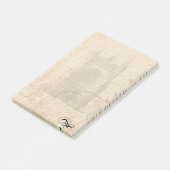 Medieval Letterhead - Palimpsest Post-it® Notes (Schuin)