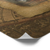 Medieval Library and Books of Anti-quity Artwork Poster (Hoek)