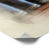 Medieval Library and Books of Anti-quity Artwork Poster (Hoek)