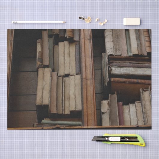 Medieval Library and Books of Antiquiteit Tissuepapier (Craft)