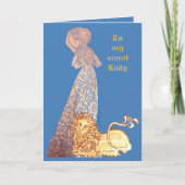 Medieval liefhebbers, nacht en dame kaart (Voorkant)