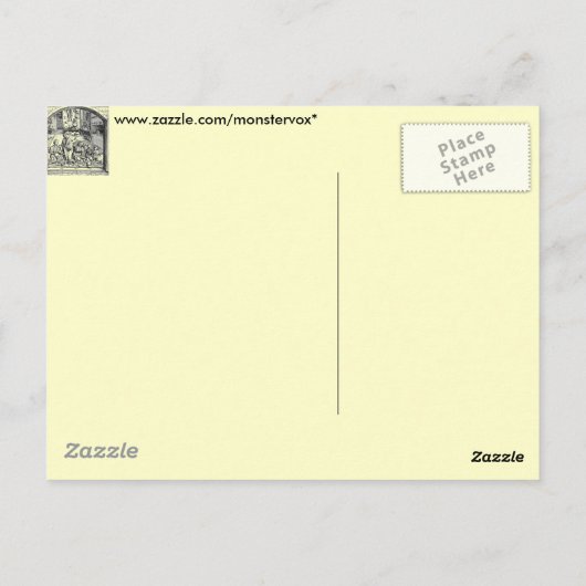 Medieval Life Briefkaart (Achterkant)