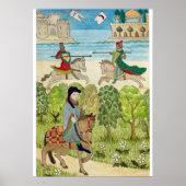 Medieval Life in Engeland - Canterbury pelgrims Poster (Voorkant)