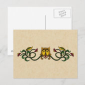 Medieval Lion Design Briefkaart (Voorkant / Achterkant)