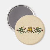 Medieval Lion Design Magneet (Voorkant / Achterkant)