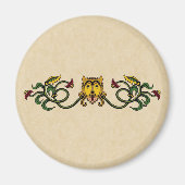 Medieval Lion Design Magneet (Voorkant)