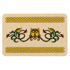 Medieval Lion Design Magneet