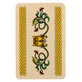 Medieval Lion Design Magneet