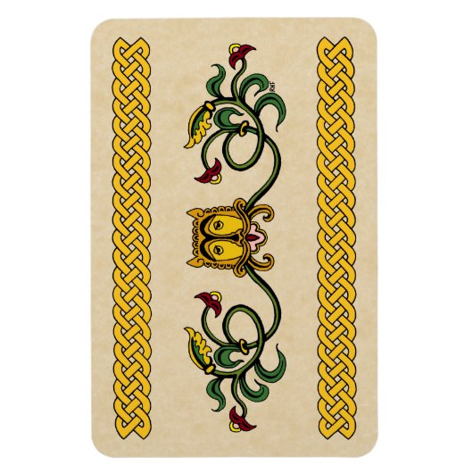 Medieval Lion Design Magneet (Verticaal)