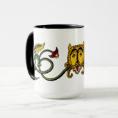 Medieval Lion Design Mok (Voorkant links)