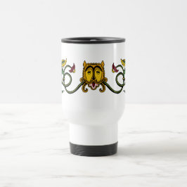 Medieval Lion Design Reisbeker
