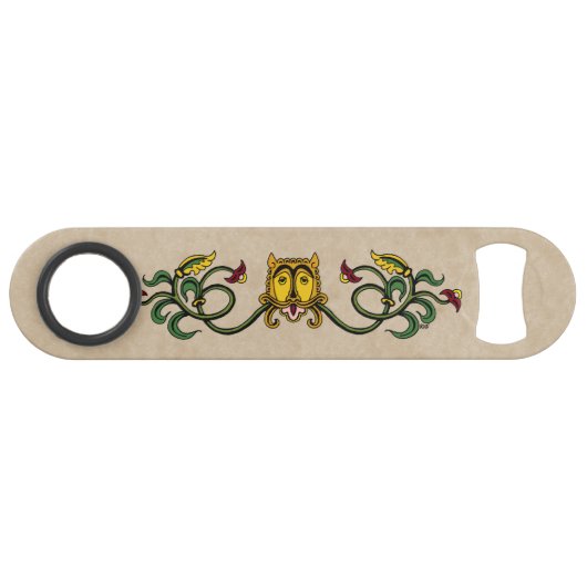 Medieval Lion Design Speed Flessenopener (Voorkant (Horizontaal))