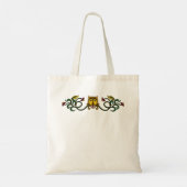 Medieval Lion Design Tote Bag (Achterkant)