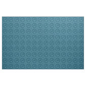 Medieval Lions, Peacock Blue Stof (Yard (91,4 cm))