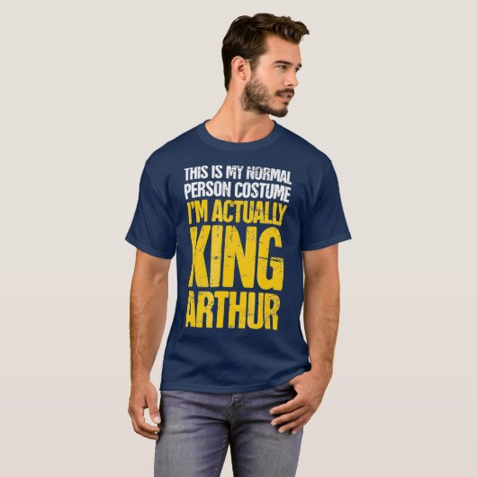 Medieval Literature King Arthur T-shirt (Voorkant volledig)