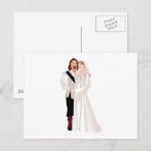 Medieval Lord en Lady Briefkaart (Voorkant / Achterkant)