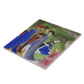 Medieval lords en dames tegeltje (Zijkant)