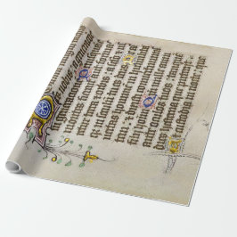 Medieval Manuscript Cadeaupapier