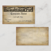 Medieval Manuscript Dragon Visitekaartje (Voorkant / Achterkant)