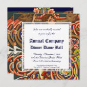 Medieval Manuscript Elegant Dancing Nobleman Kaart (Voorkant / Achterkant)