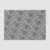 Medieval Manuscript Illuminated Letter B Monogram Tissuepapier (Voorkant)