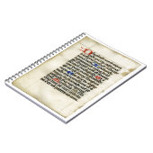 Medieval Manuscript-laptop Notitieboek (Linkerzijde)