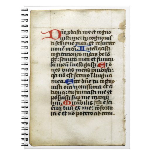 Medieval Manuscript-laptop Notitieboek (Voorkant)