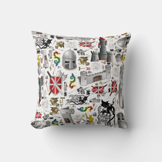 Medieval Mash-up Kussen (Voorkant)