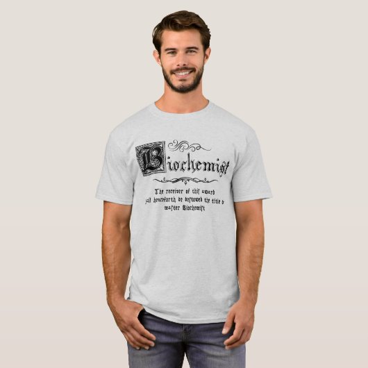 Medieval Master Biochemist T-shirt (Voorkant volledig)