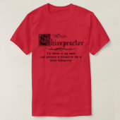 Medieval Master Chiropractor T-shirt (Design voorkant)