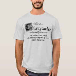 Medieval Master Chiropractor T-shirt