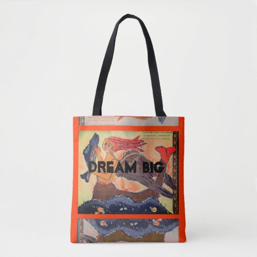 Medieval Mermaid Dream Big Tote Bag (Voorkant)