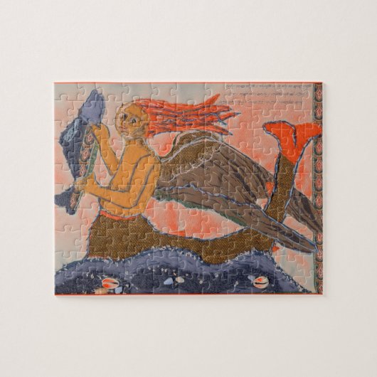 Medieval Merman/Mermaid Legpuzzel (Horizontaal)