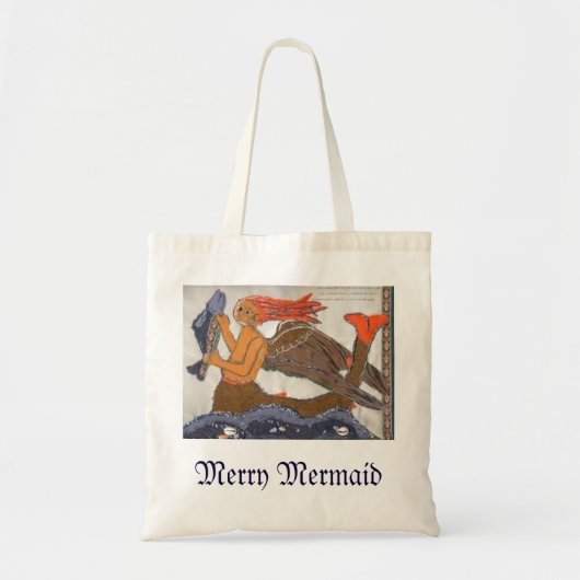 Medieval Merry Mermaid Tote Bag (Voorkant)
