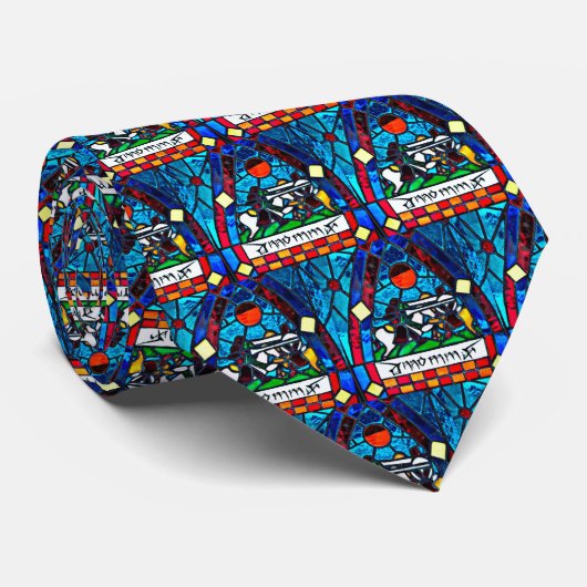 Medieval-messen op paarden stropdas (Opgerold)