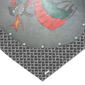 Medieval Metal Shield Dragon Medium Tafelloper (Hoek)