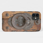 Medieval metalen knop op oude houten deur Case-Mate iPhone case (Achterkant (horizontaal))