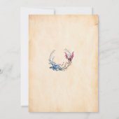 Medieval moeder van Dragon 30th Birthday Invitatio Kaart (Achterkant)