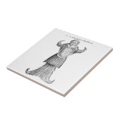 Medieval Monkfish Tegeltje (Zijkant)