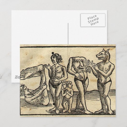 Medieval Monsters Briefkaart (Voorkant / Achterkant)