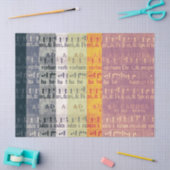 Medieval Multi-Colored Music Manuscripts Tissuepapier (Craft)