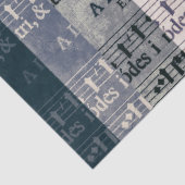 Medieval Multi-Colored Music Manuscripts Tissuepapier (Detail)