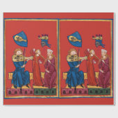 Medieval Music en Dance Cadeaupapier (Vlak)