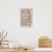 Medieval Music Score Poster (Keuken)